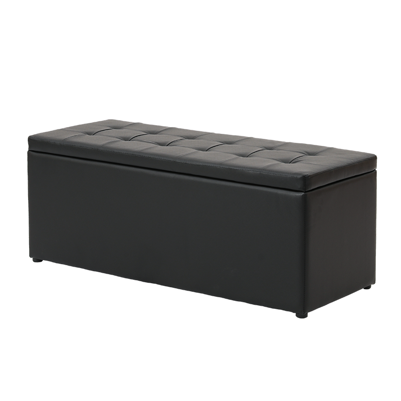 living rooom large size foldable folding square box storage ottoman stool foot stool Folding Storage Bench Ottoman