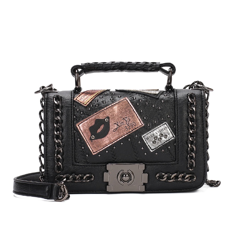 Wholesale New MINI High Quality Custom LOGO Vintage Badge Shoulder Crossbody Handbag