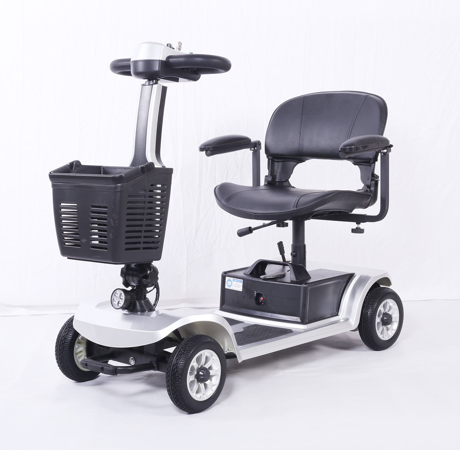 [USA stock] Travel 4 Wheels Elderly Electric Scooter Disabled Handicapped Folding Mobility Scooter For Seniors