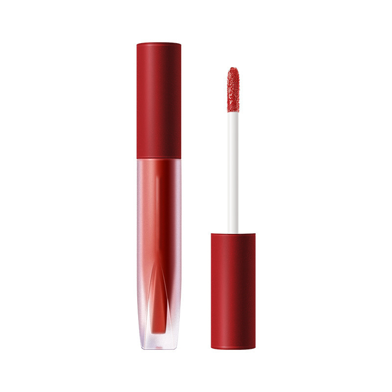Glitter Matte Lip Gloss Tube Lip Glaze Clear Pigmented Lip Gloss Fragrance Long Lasting Moisture Waterpoof Liquid Lipstick