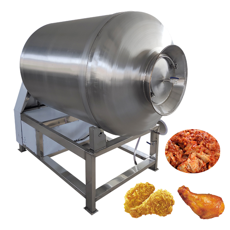 Premium hot selling commercial food duck chicken marinator machine 304 stainless steel 300kg 2000 l vacuum meat tumbler