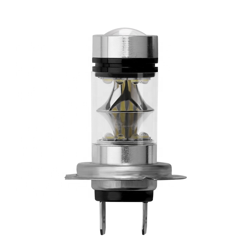 Светодиодные противотуманные фары H7, белые, 2828 SMD, 20 светодиодов, запасные части, лампы, лампа, 12 В постоянного тока, автомобильные аксессуары