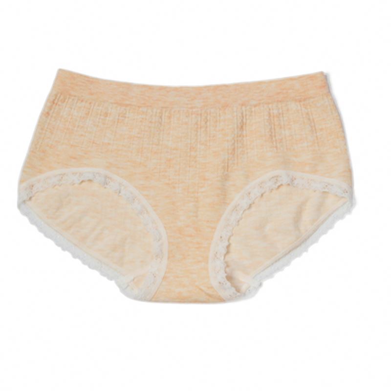 Autumn Winter Japanese 3d Honeycomb Panties Seamless Ladies Large Size Underwear Middle Waist Cotton Crotch Briefs