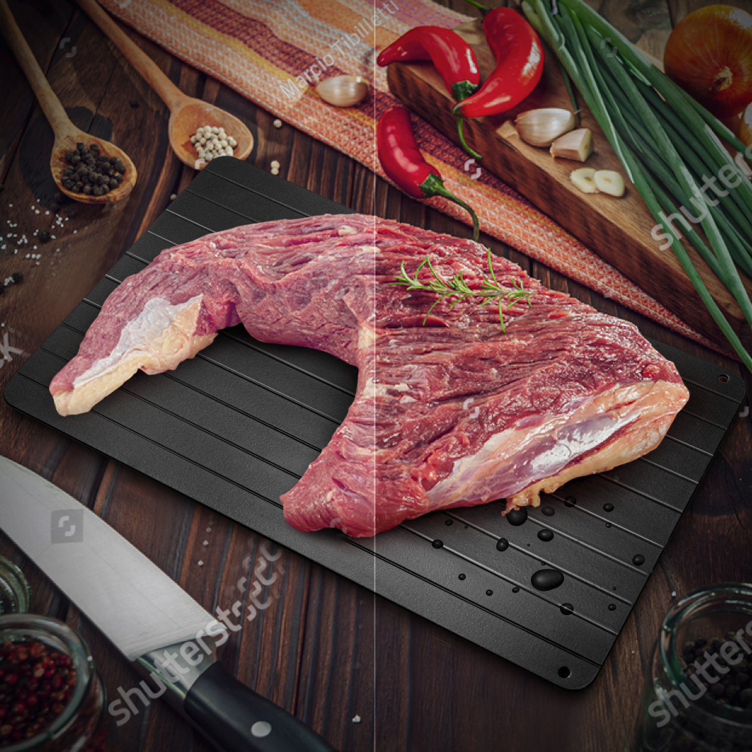 Новое поступление, самые продаваемые продукты, качественная тарелка для размораживания быстрой замороженной пищи, волшебный поднос для размораживания