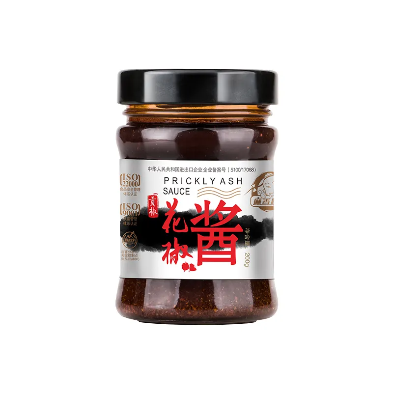 SiChuan Pepper Sauce Wholesale Price 200g Canned Easy Take Out Pepper Sauce