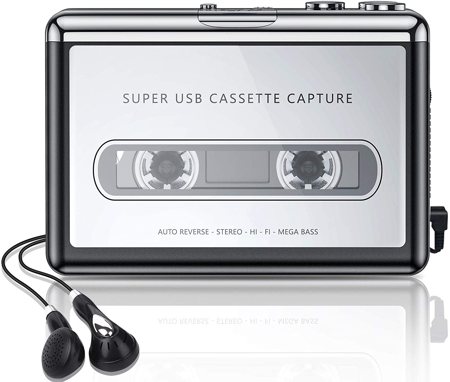 Портативный проигрыватель кассет sony walkman, снимает MP3 аудио музыку через USB, совместимый с ноутбуками и персональными компьютерами