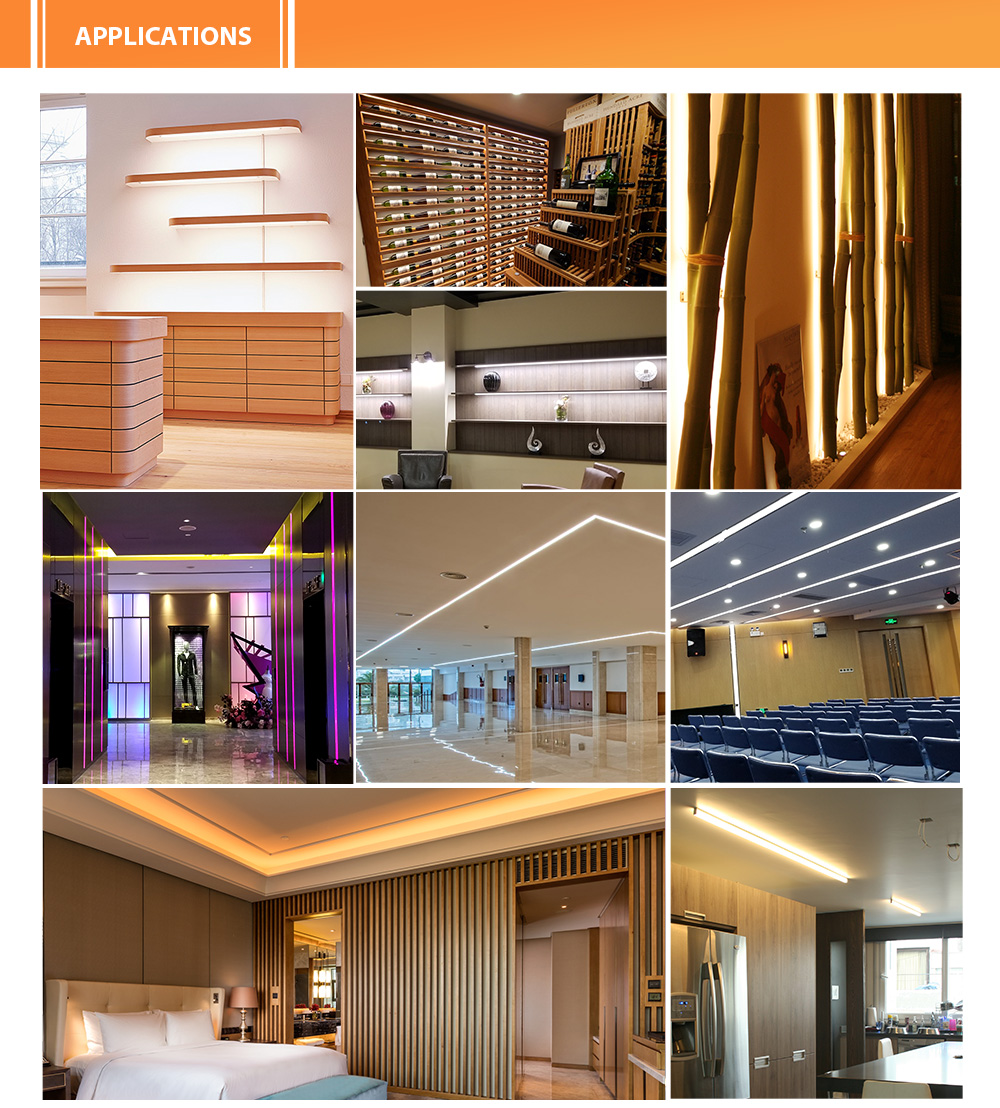 CV Constant Voltage LED Strip High Efficacy 2835 240LED 12mm led rope high quality led tape cri90