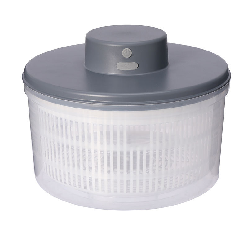 Plastic PBA free lettuce drainer electric salad spinner Bowl Wholesale vegetable salad spinner electric with Drain Basket&Bowl
