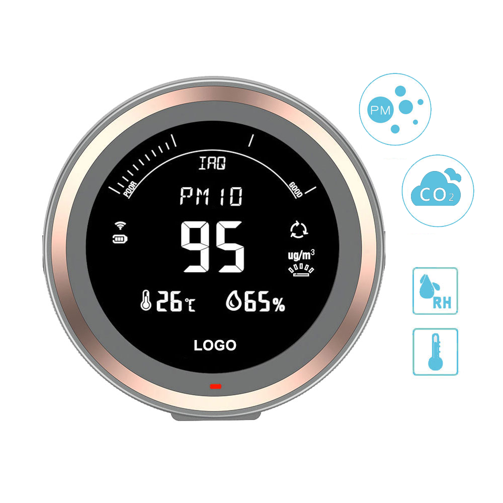 Новый портативный датчик загрязнения воздуха CO2 PM2.5 PM10 PM 2,5 детектор контроля качества окружающего воздуха