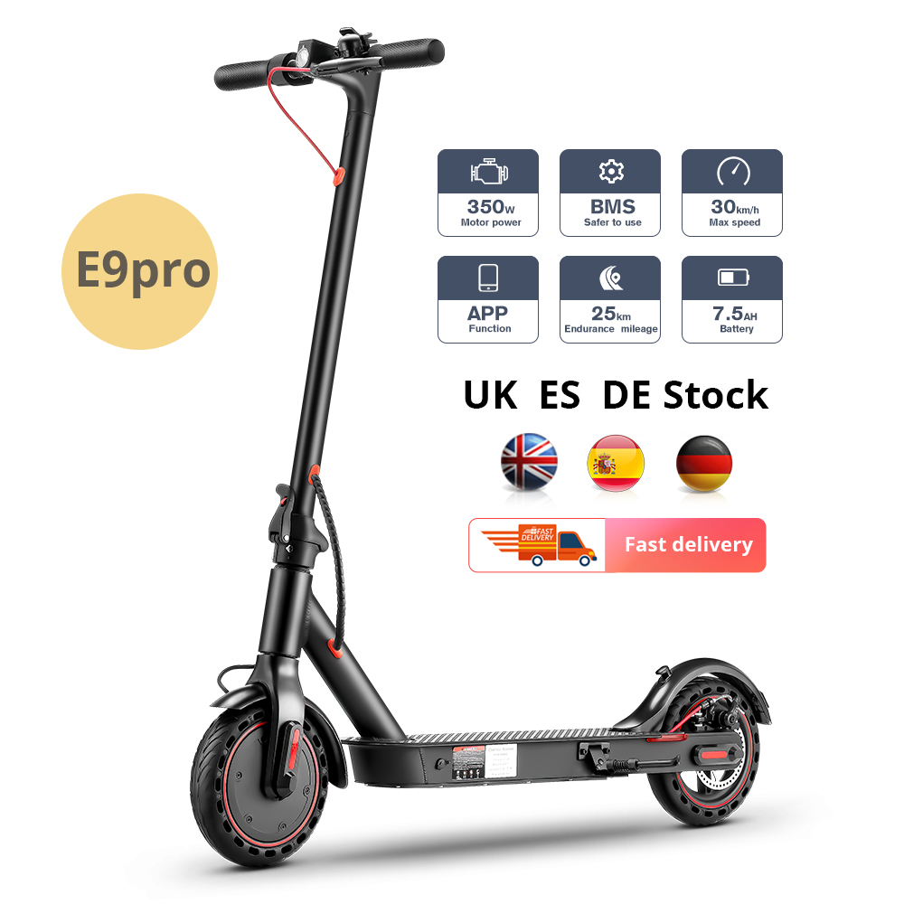 2020 E9Pro m365 CE eu uk склад Прямая поставка Новый 350 Вт обновленный складной портативный Электрический скутер MI