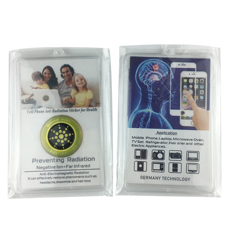 EMR Negative ions Sticker Anti Radiation EMF Protection Sticker Cell Phone Quantum Scalar Energy Sticker
