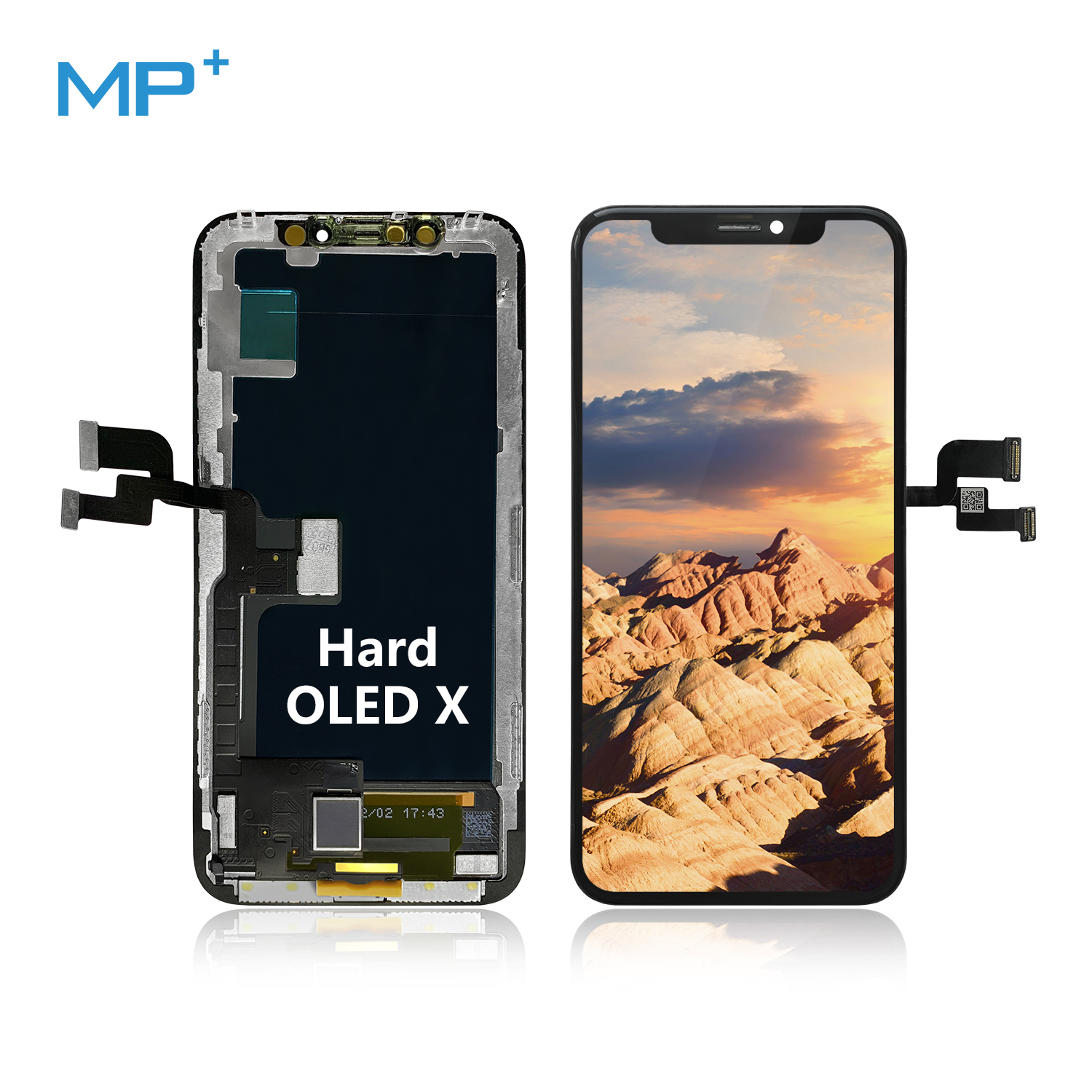Жесткий OLED-экран для мобильного телефона iphone x, сменный ЖК-экран и дигитайзер