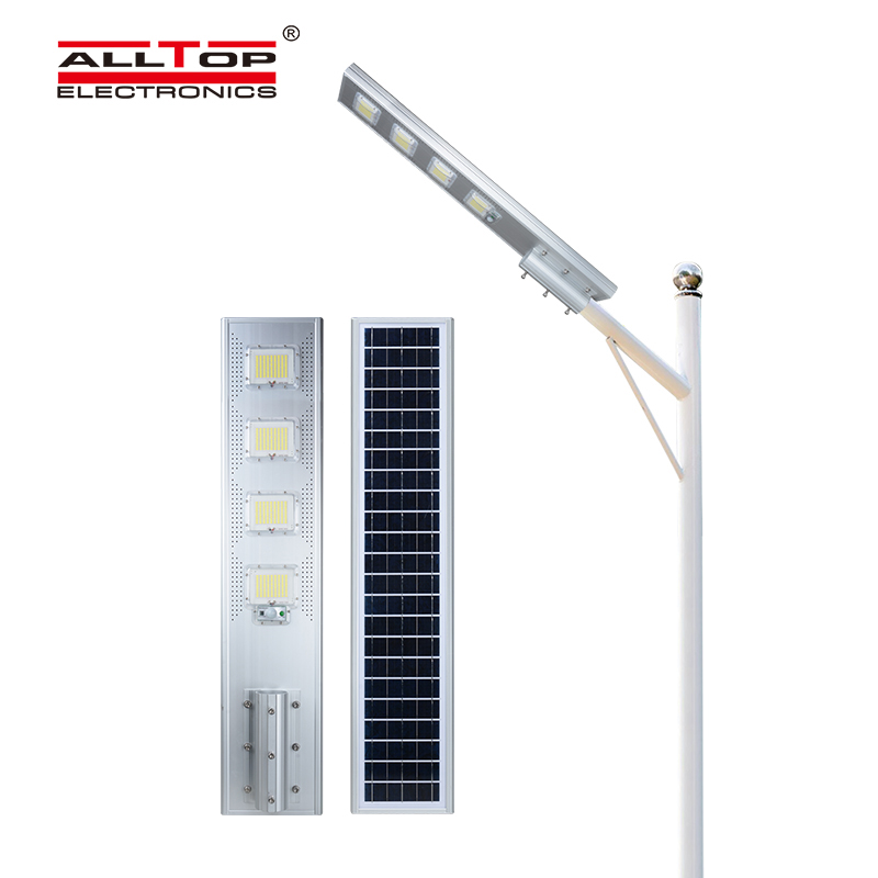 ALLTOP алюминиевая солнечная зарядка ip65 водонепроницаемая smd 60 Вт 120 Вт 180 Вт 240 Вт Универсальная Солнечная уличная лампа