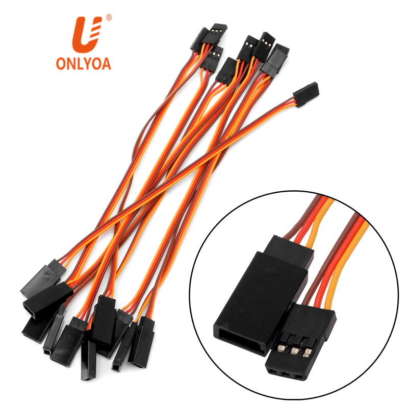 22AWG 60core rc servo расширения привести Женский на обоих концах для подключения внешних устройств к проволочный канат для Futaba JR RC частей