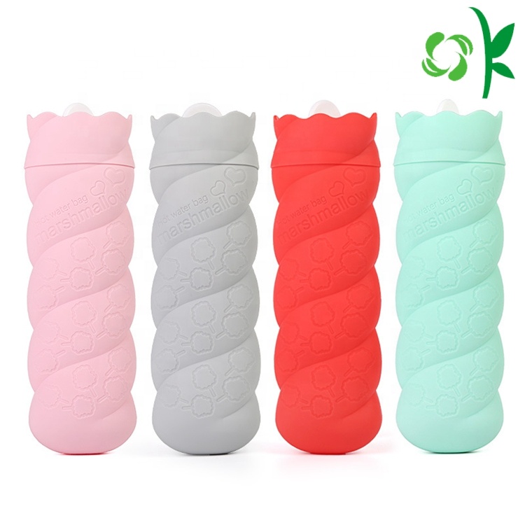 OKSILICONE милый силиконовый мешок для горячей воды многоразовый портативный теплый мешок для воды для согревания рук