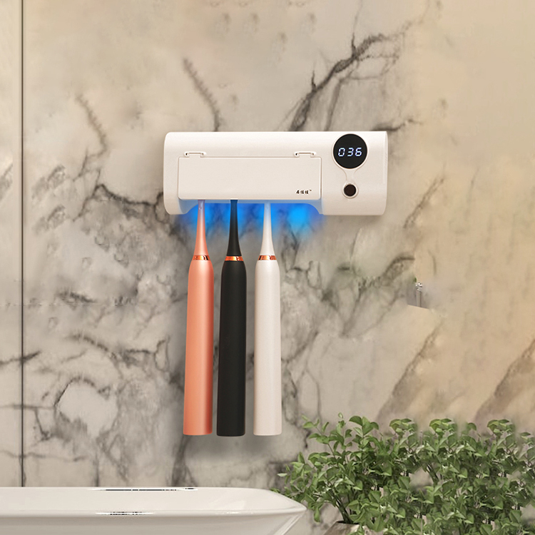 Factory Direct Sales Ozone Generator Electric Rechargeable Toothbrush Toothbrush Holder Nergy Uv Sterilizing Toothbrush Holder
