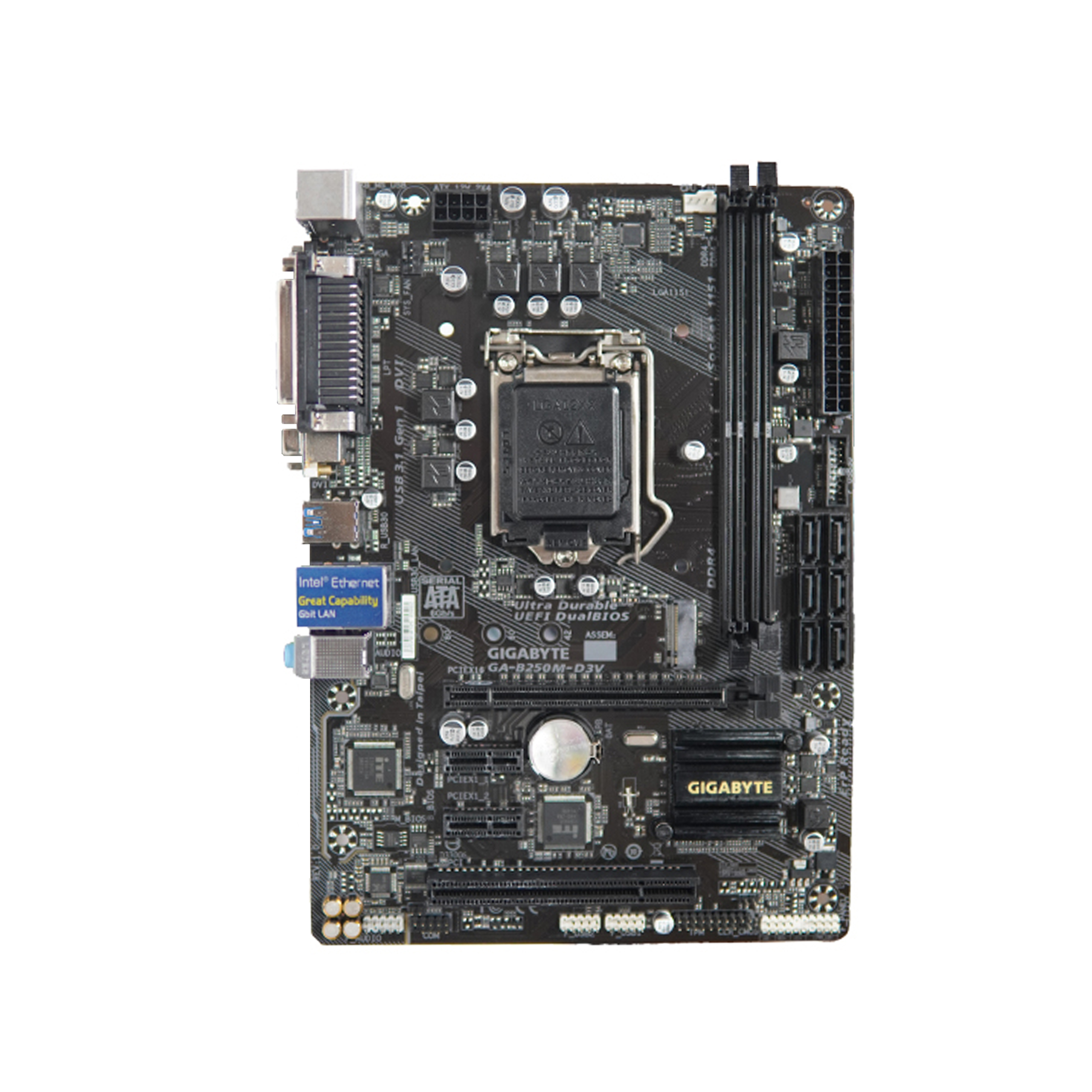 Материнская плата GA-B250M-D3V с Intel B250 LAG 1151 32 ГБ для компьютера