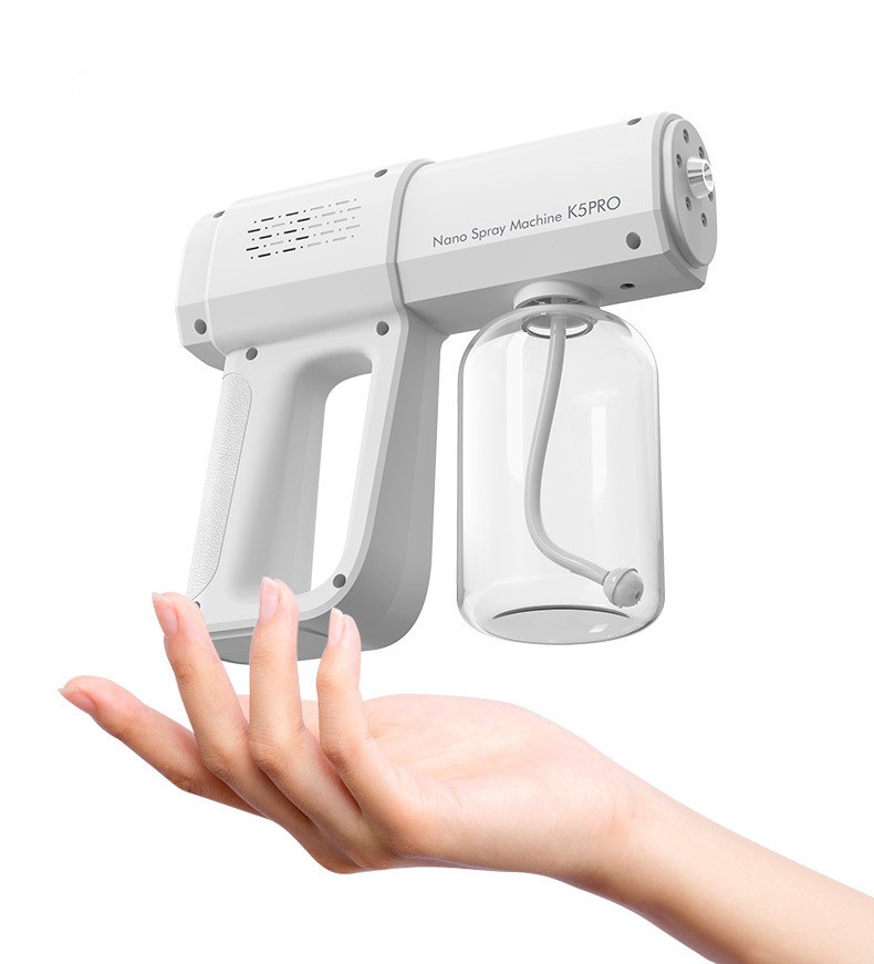 K5 Pro Nano Electric Spray atomizer Blue Light Disinfection Sprayer Rechargeable Atomization Sanitizer Machine