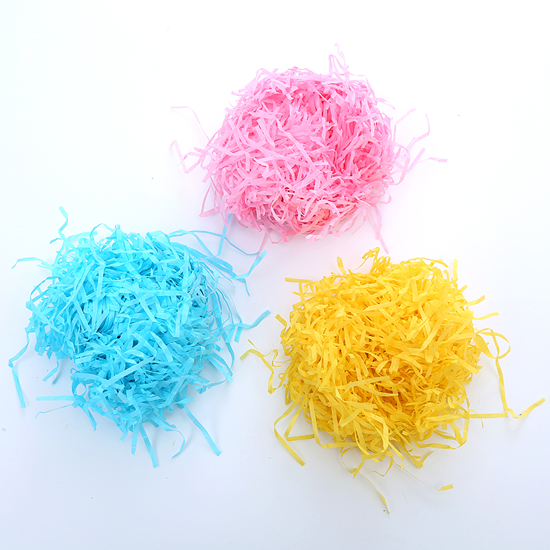 Crinkle Cut рафя бумага шред наполнитель для упаковочная бумага для упаковки подарков и пустую корзину украшения наполнитель