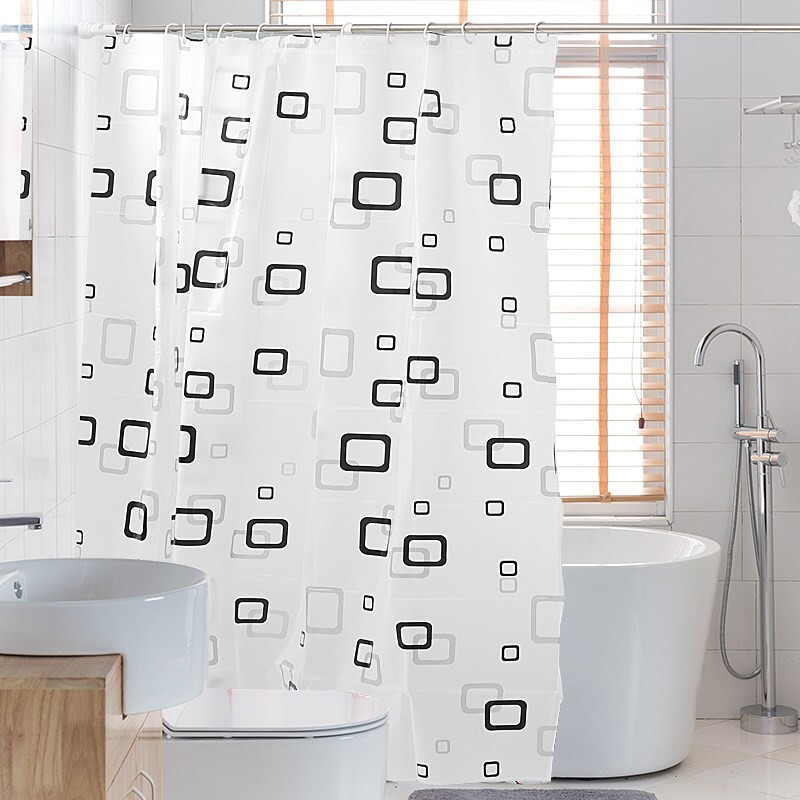 Wholesales hot sale shower and bathroom curtain rod stainless steel install shower telescopic round curtain rods long 100-180cm