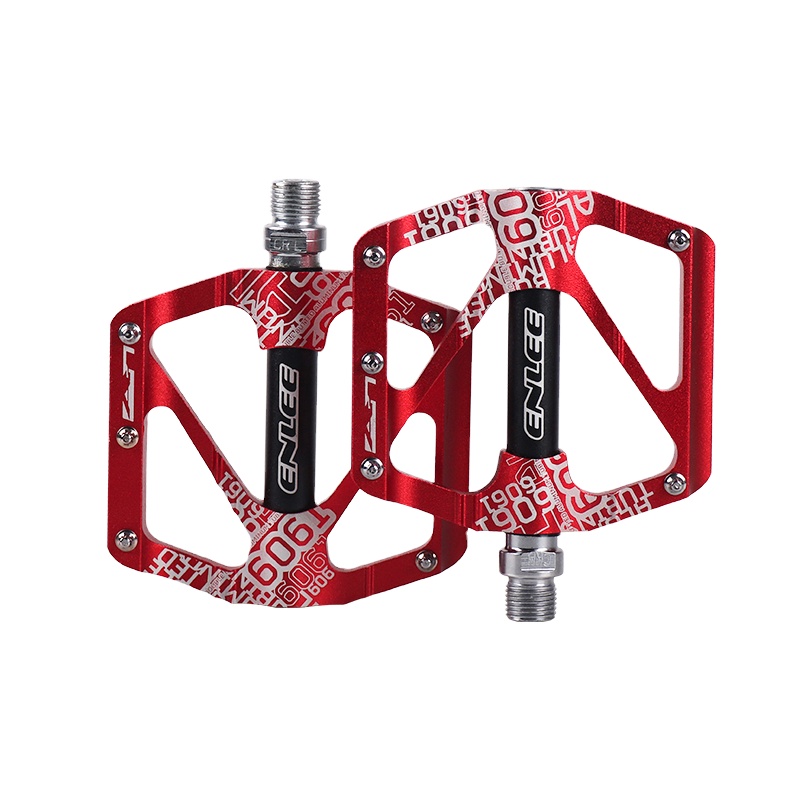 Good Quality CNC Aluminum Alloy Ultralight Pedal 9/16 Flat Bicycle Pedals DU Bearing Pedal Bikes