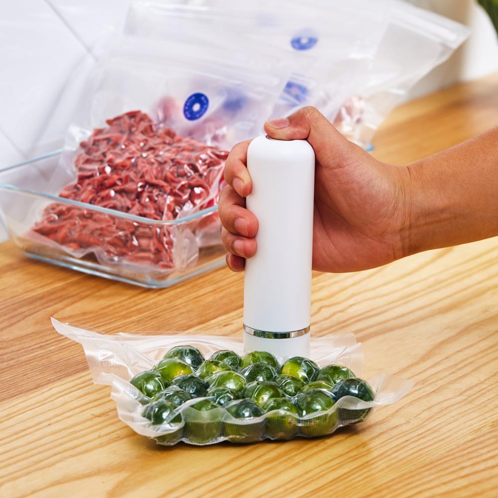 Portable Vacuum Packing Machine USB Rechargeable Automatic Handheld Mini Vacuum Food Sealer