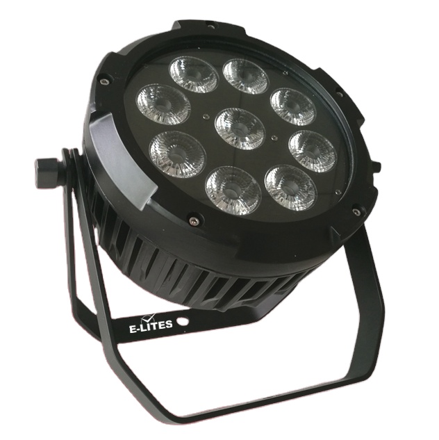 9*18 Вт RGBWA + UV 6 в 1 беспроводной DMX, ИК батарея, светодиодный светильник IP65 uplights