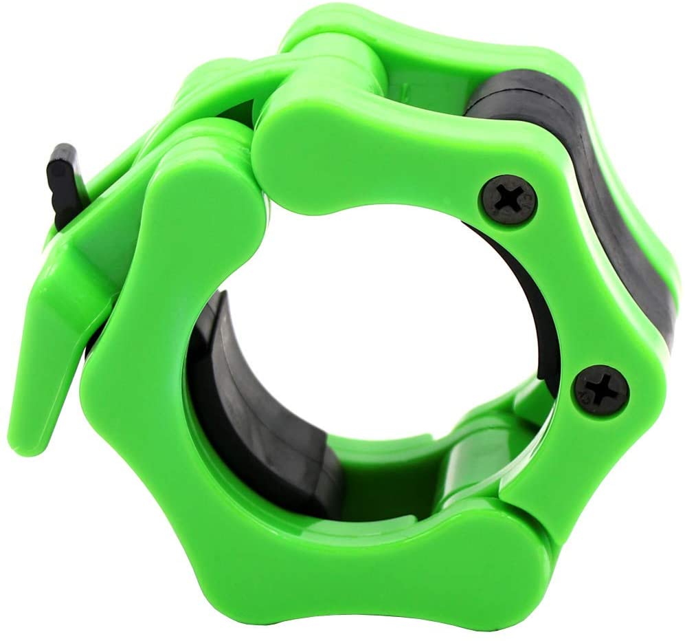Custom Free Weight Lifting Nylon Threaded Clips Quick Release Collar Barbell Collars