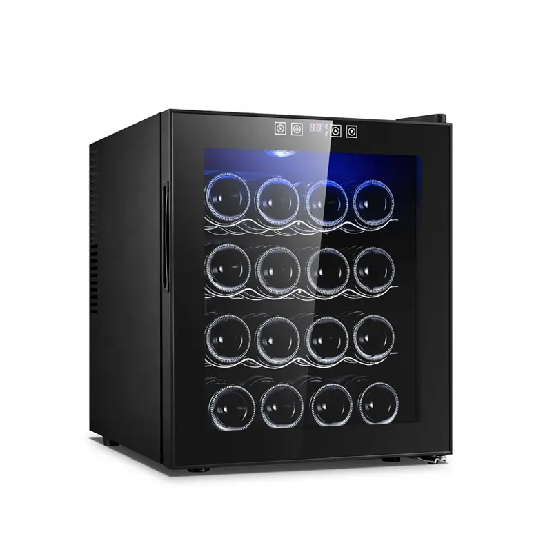 16 bottles Single Zone Temperature Control Thermoelectric Wine Fridge Cooler For Home