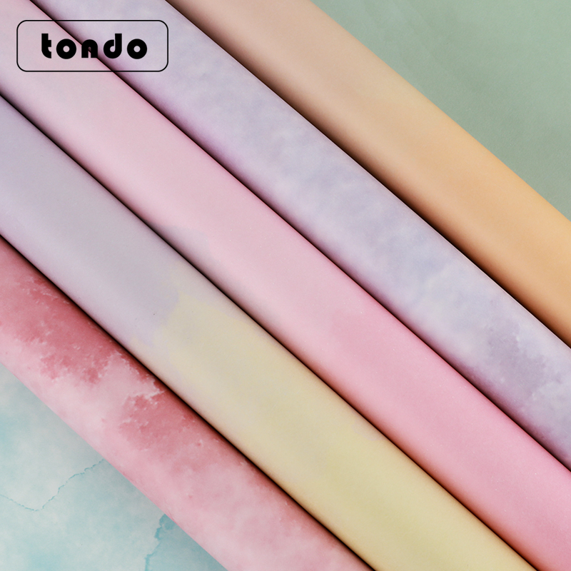 Tondo 55x55 см 10 листов/пакет Высококачественная Корейская многоцветная художественная подарочная упаковочная бумага для цветов