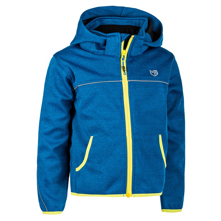 wholesale sport mountain camping outdoor kids' boy's girls' softshell fleece jacket for kids