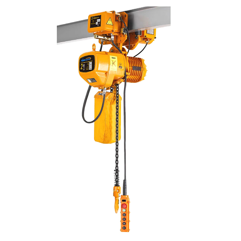 220V-440V Integrated manual or electric trolleyelectric chain block 300kg 500kg 1ton 2ton 3ton 5ton electric chain hoist