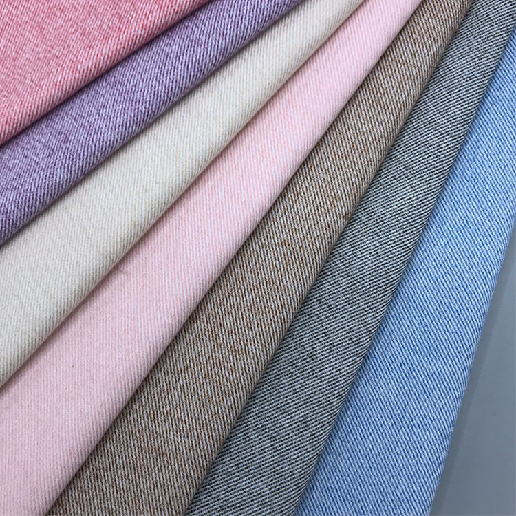 Custom Reay To Ship Winter Yarn Dyed Cotton Plaid Twill Fabric With Brushed For Girls Student Uniform