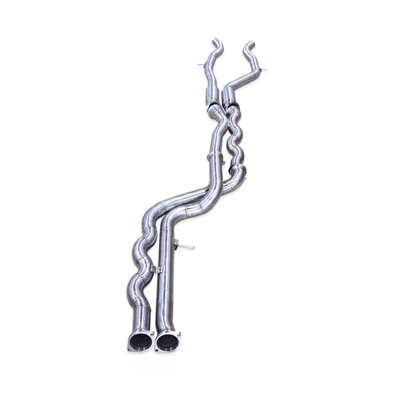 Средняя труба равной длины для BMW M3/M4 F80 F82 F83 S55 3,0 T 2014-2019, выхлопная труба из нержавеющей стали 304, автомобильная выхлопная система