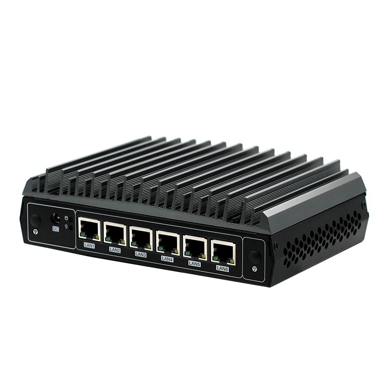 Intel pfsense брандмауэр маршрут 4th/5th Haswell/Broadwell-U 6 lan Безвентиляторный Компьютер встроенный мини-ПК