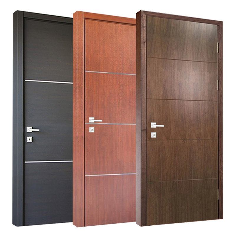 Guangdong yohome wholesale wood door and frame doors for homes interior door designs