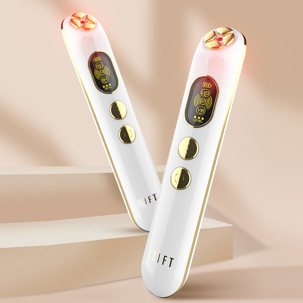 Ionic Eyes and Facial Massage Eye Beauty Micro Vibration Treatment Instrument for Improving Eyesight Dark Circles Eyes Puffiness