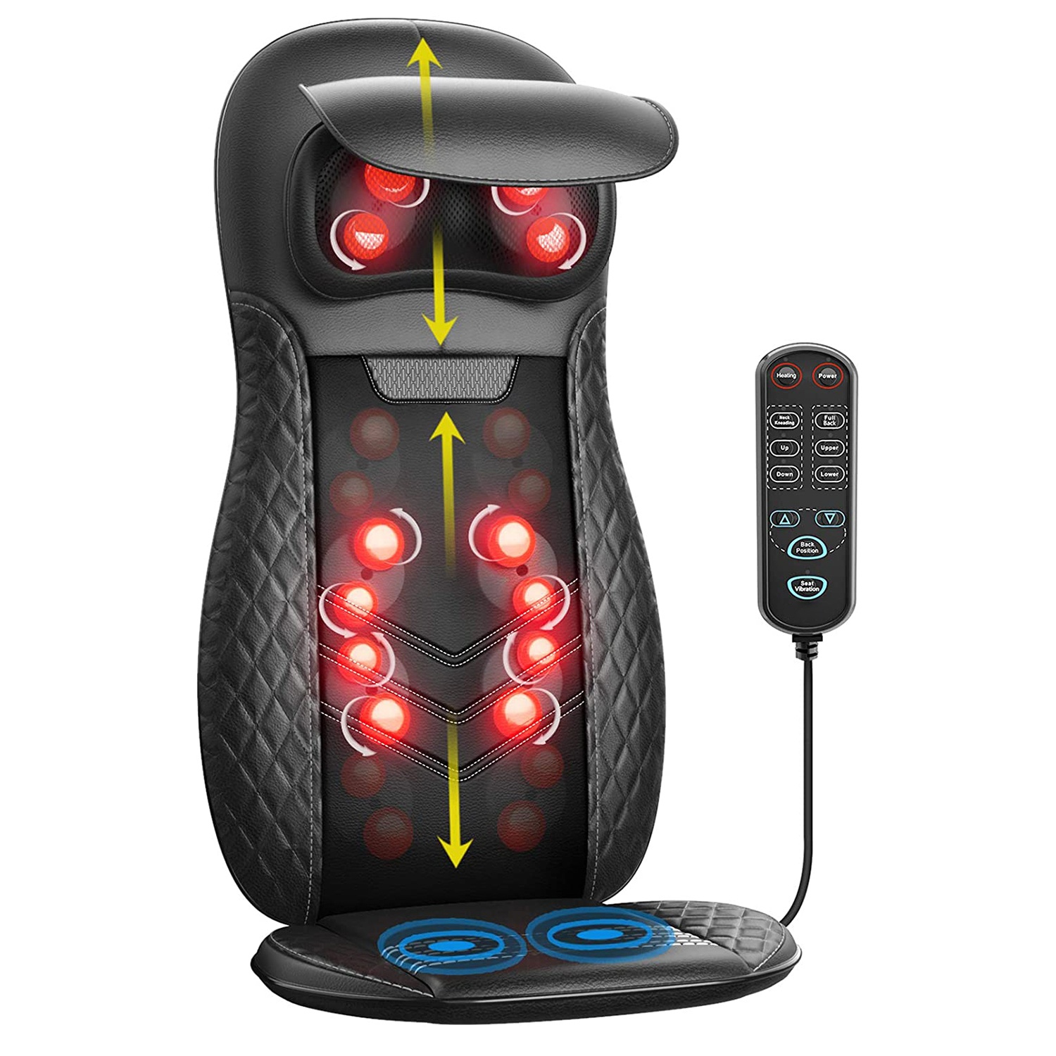 15 years massager experience manufacturer CE FCC authentication Home massage cushion car massage cushion