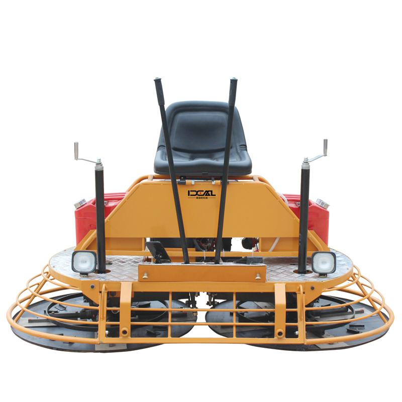 GX690 36'' ride on power trowel 22hp gasoline engine driving concrete trowel machine gasoline engine ride on trowel for sale