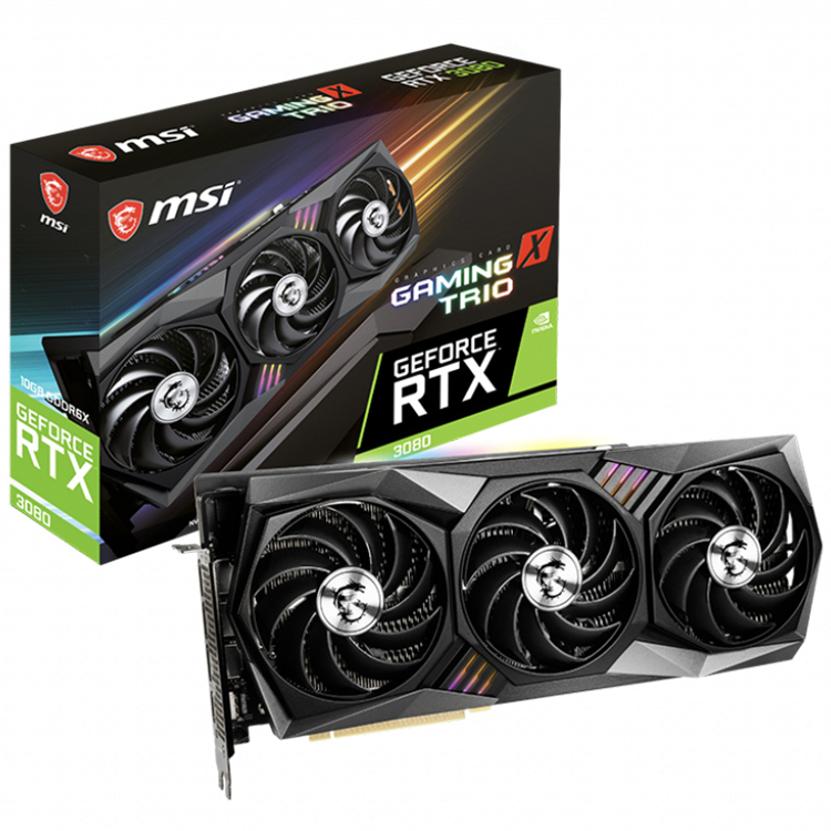 Игровая Видеокарта Msi Nvidia Geforce Rtx 3070 Gaming X Trio 8g с 256 бит