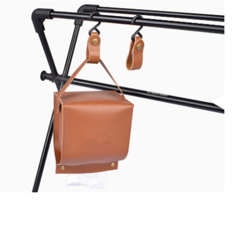 PU Outdoor Tissue Hanging Holder Camping Hiking Tissue Cover Organizer Boxes Tent Hanger Storage