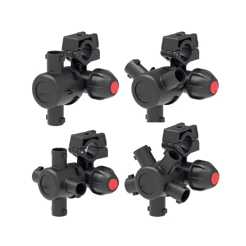 SEFREA Pvc Double 3 Way T Shape Valve Pvc True Union ARAG Ball Valve Spraying Distributing Part Boom Sprayer Accessories