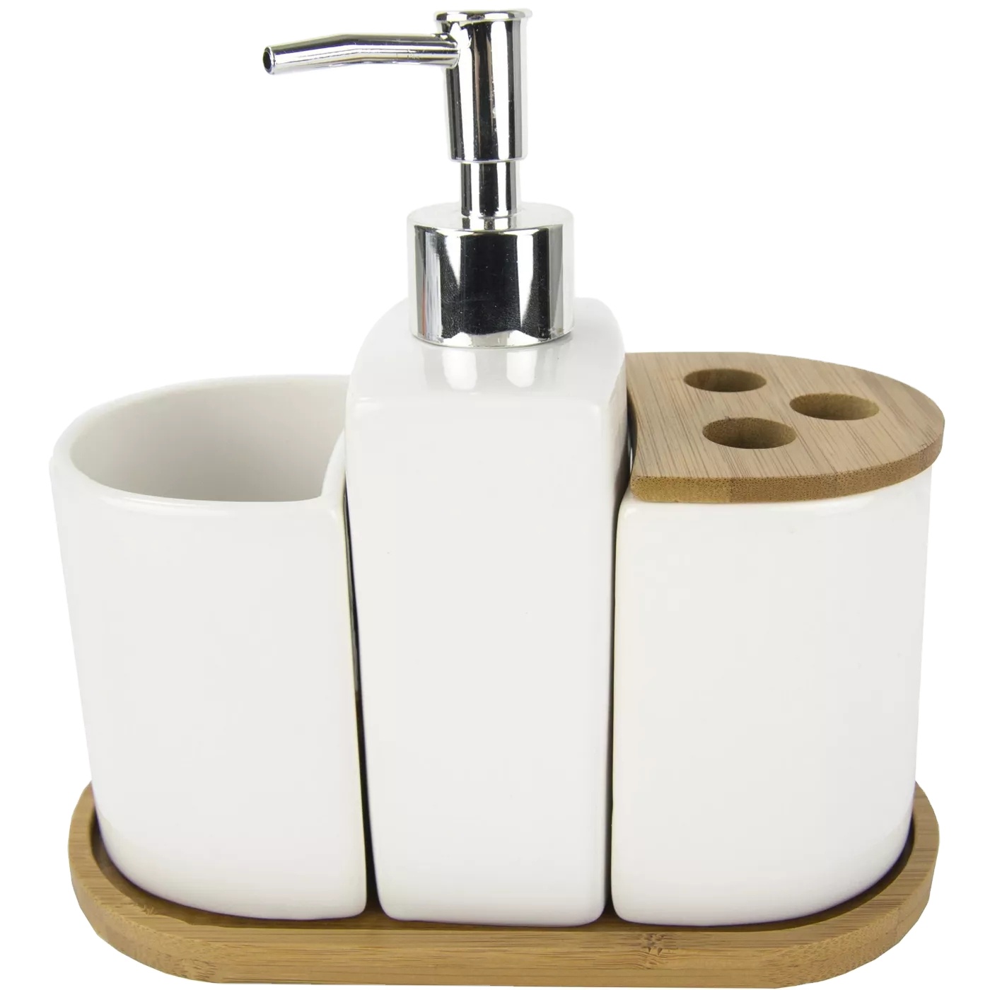 Factory Wholesale Luxury White Resin Soap Dispenser Accessories