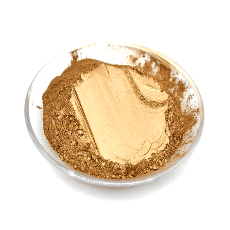 Cosmetics Grade Metallic Copper Rich Pale Gold Bronze Mica Brown Loose Matt Powder for Eyeshadow Pigment