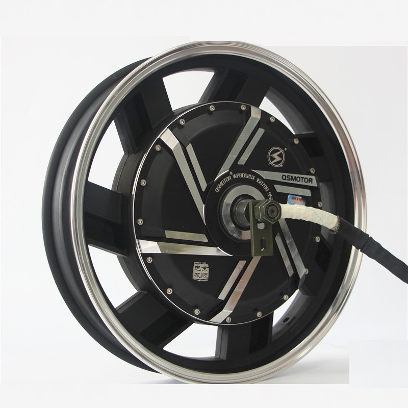 17 дюймовые литые диски QS мотор 2000w 3000w 5000w колеса электрический мотоцикл изменение мотор для центрального движения