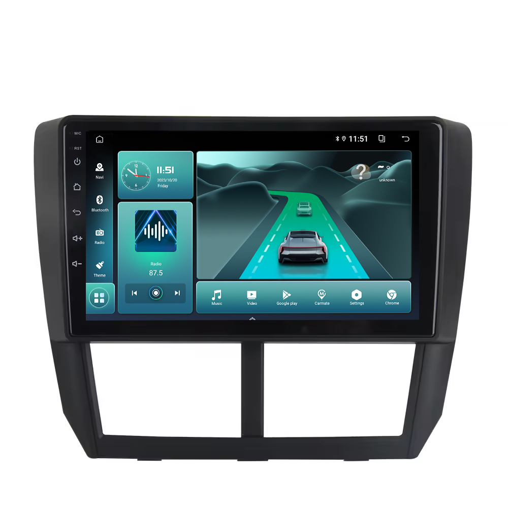Android 2 din Quad core 9.0 car radio for Subaru Forester Impreza 2008 2009 2010 2011 2012 car DVD player