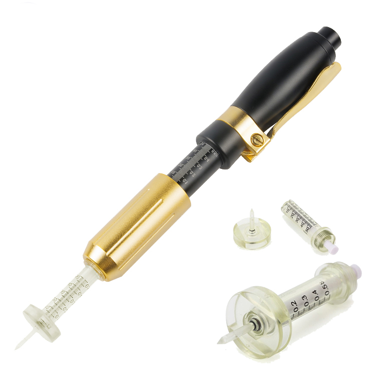 Fast Delivery Lips Filling Wrinkle Removal Needle Free Injection HA dermal filler gun Anti beauty aging Hyaluronic Injector Pen