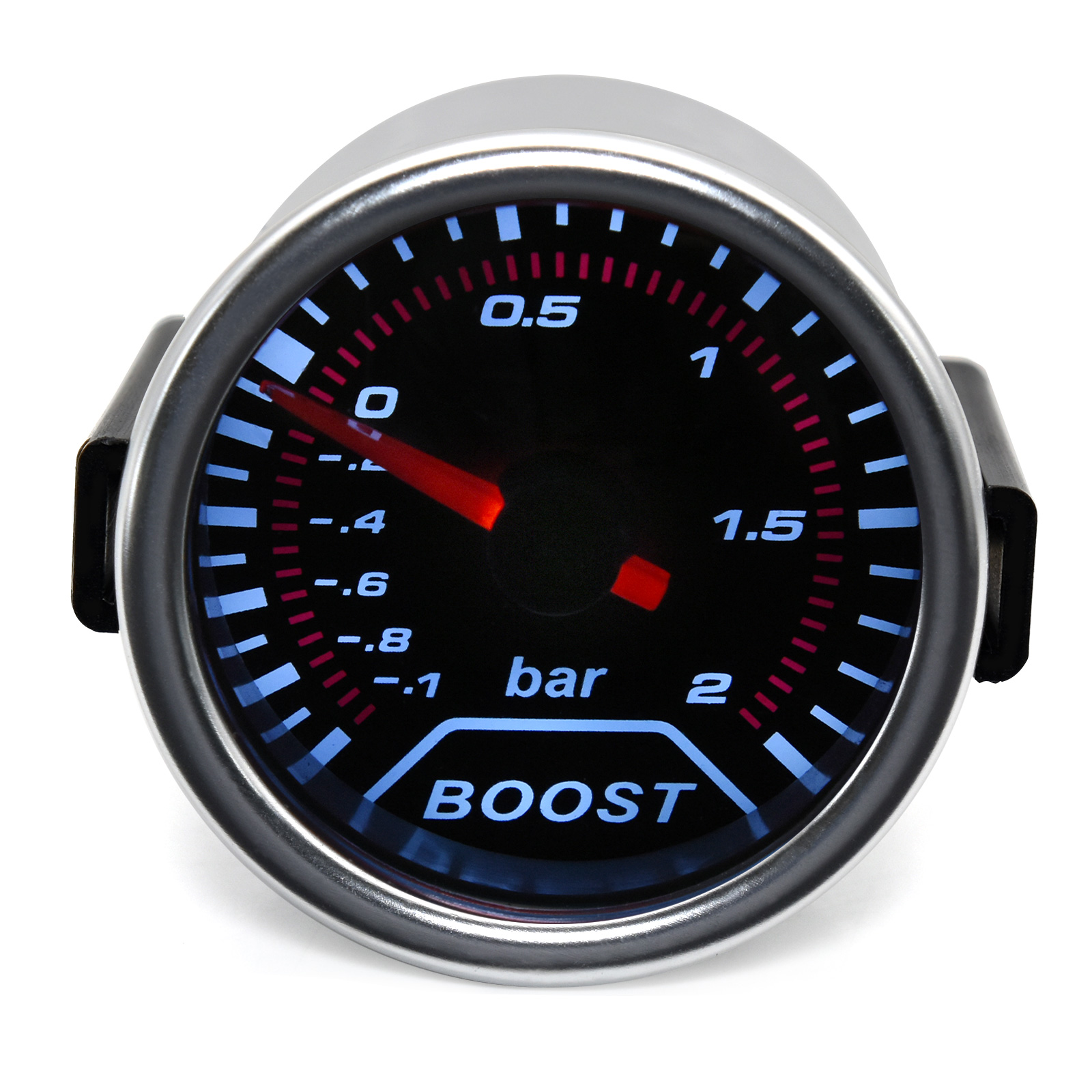 12V 2" 52mm Smoke Lens White 52mm Holder Cup Backlight Turbo Gauge sensor Psi Car Boost Gauge Turbo Pressure Gauge