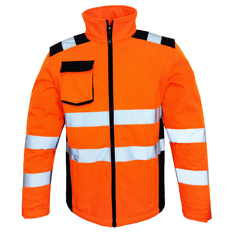 2022 hivis защитная одежда softshell Мужская Рабочая одежда съемный рукав softshell Защитная куртка Мужские защитные куртки отражающие