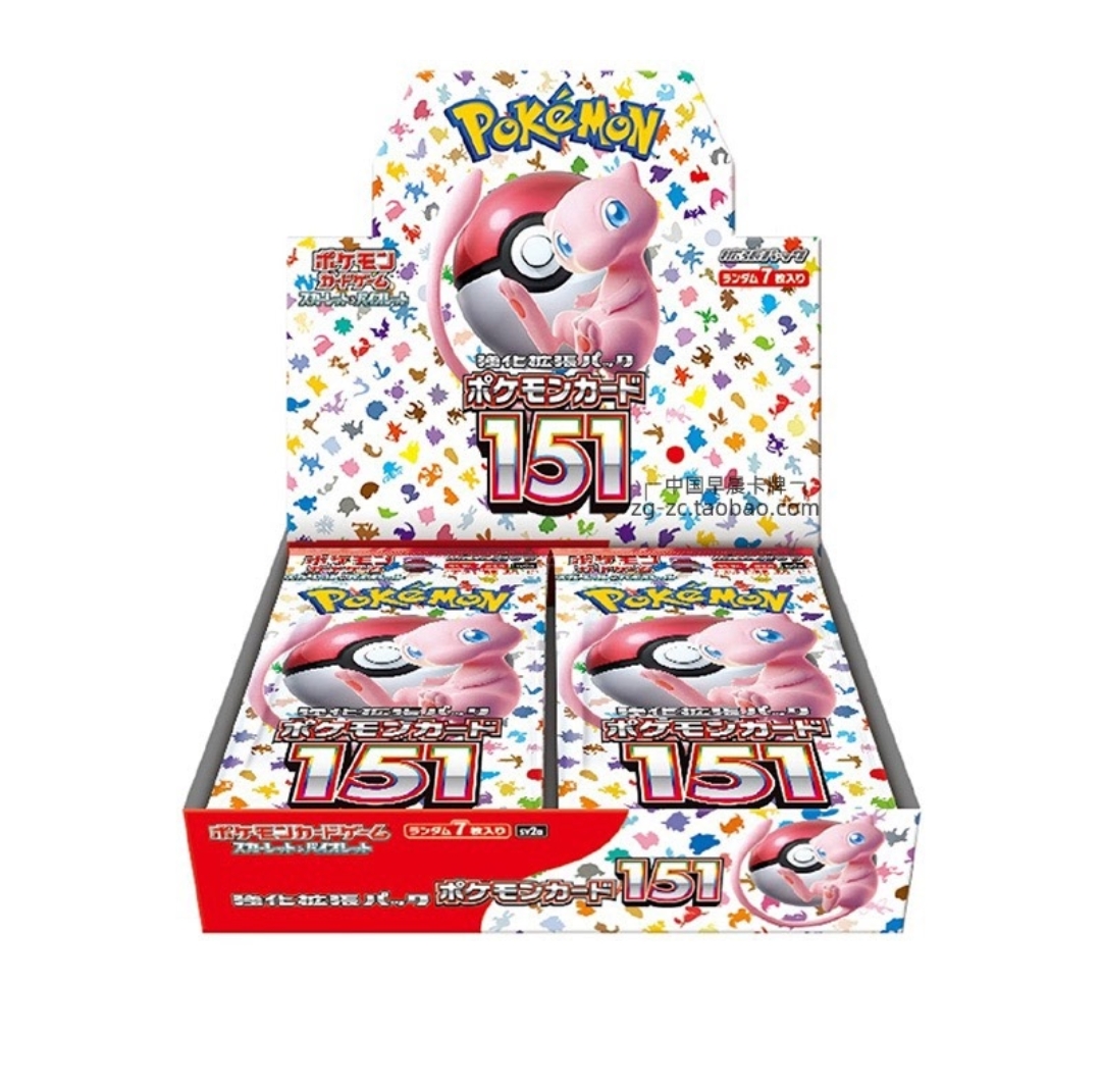 Pokemond Card PTCG Japanese Edition Series SV1V SV1S SV1A SV2D SV2P SV2A 151 SV3 SV4K Anime Game Trading Cards Box